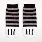 Носки женские махровые «Кошкины лапки», цвет серый, размер 36-40 - фото 24533641