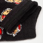 Носки махровые женские «Утки в шапках», цвет чёрный, размер 36-40 - Фото 3