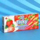 Бисквитные палочки Ticky покрытые кремом из легкого клубничного йогурта, 20 г 9292755 - фото 10033323