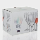 Набор бокалов для вина из хрустального стекла Bohemia Crystal «Кейт», 400 мл, 6 шт. - фото 29548671