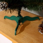 Искусственная ёлка настольная «Рождественская», 60 см, с шишками серебро, ПВХ ветки отгибаются - Фото 5