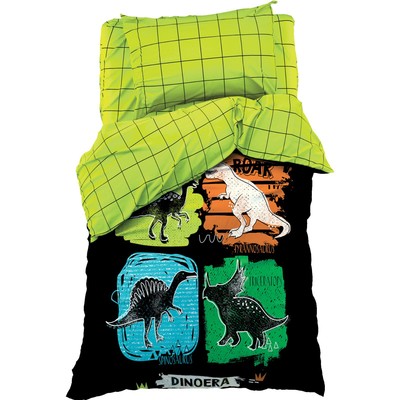 Постельное бельё 1.5-спальное «Этель» Dinoera, бязь