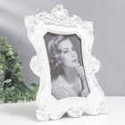 Фоторамка полистоун 10х15 см "Ажурные акценты" белая 15х23,5 см 9047517 - фото 16400791