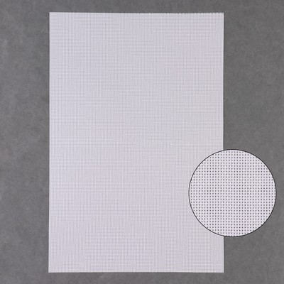 Канва для вышивания №16, 30×20 см, цвет белый