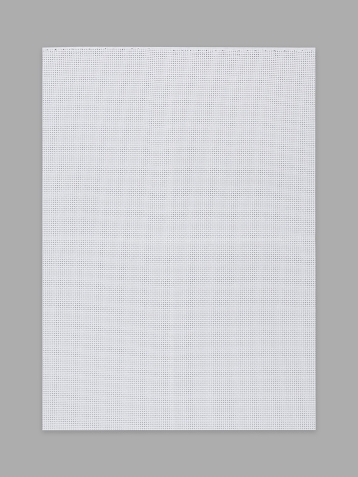 Канва для вышивания №18, 30×20 см, белая - Фото 1