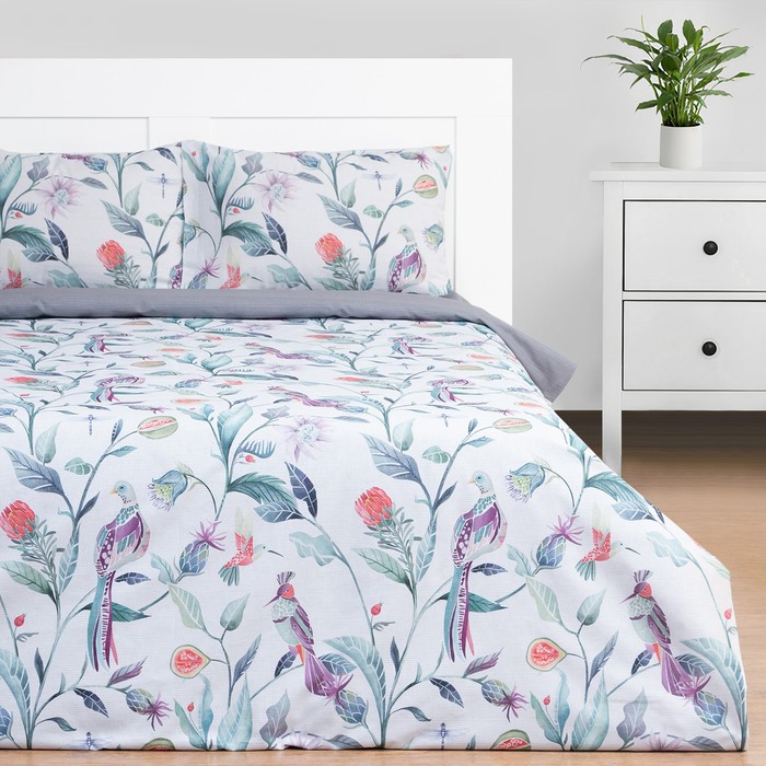 Постельное бельё 2-спальное «Этель. Тропический сад», поплин