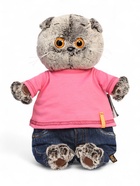 Мягкая игрушка «Басик в джинсах и малиновой футболке», 25 см 9300707