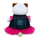 Мягкая игрушка «Ли-Ли в джинсовом жилете и розовом платье», 24 см - фото 6720128