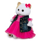 Мягкая игрушка «Ли-Ли в джинсовом жилете и розовом платье», 27 см - фото 21813974