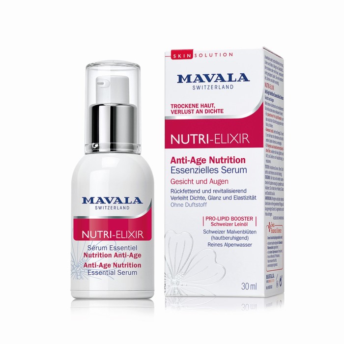 Сыворотка-бустер для лица и глаз Mavala Anti-Age Nutrition Essential, антивозрастная, 30 мл   931972