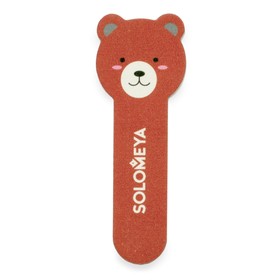 Пилка для натуральных и искусственных ногтей Solomeya «Медвежонок» 180/220 грит