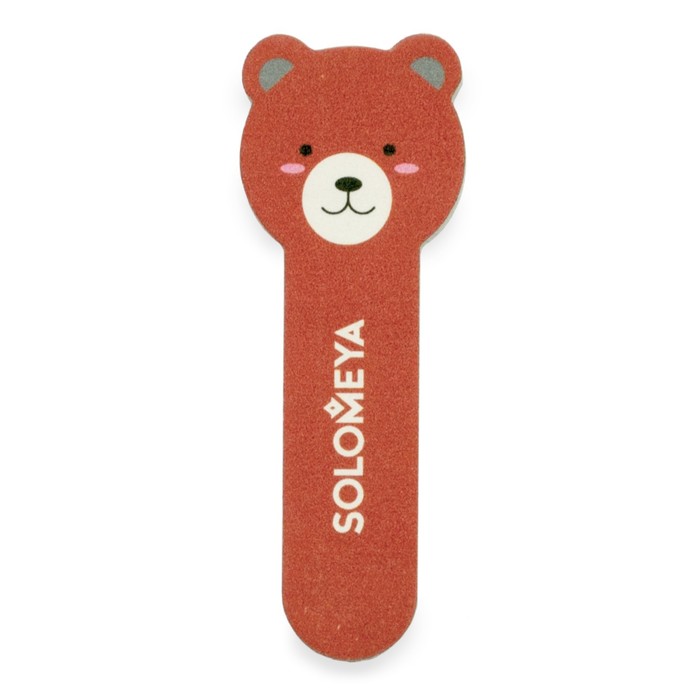 Пилка для натуральных и искусственных ногтей Solomeya «Медвежонок» 180/220 грит - Фото 1