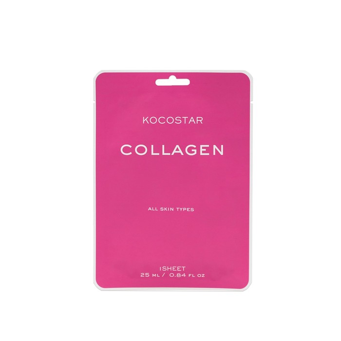 Маска для лица тканевая Kocostar Collagen, антивозрастная - Фото 1