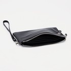 Кошелёк на молнии, с ручкой, цвет чёрный - Фото 3