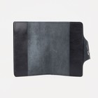 Обложка 2 в 1 для автодокументов и паспорта TEXTURA, цвет чёрный - Фото 4