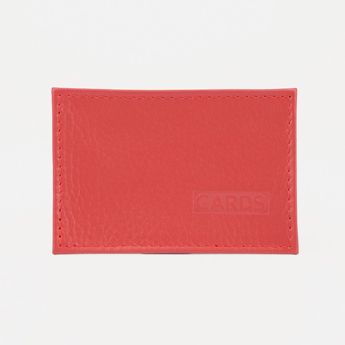 Картхолдер, цвет красный - Фото 1