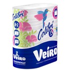 Полотенца бумажные Veiro Colibri, 3 слоя, 2 рулона - Фото 2