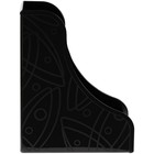 Лоток для бумаг вертикальный Стамм, ширина 118 мм, чёрный - фото 24550067