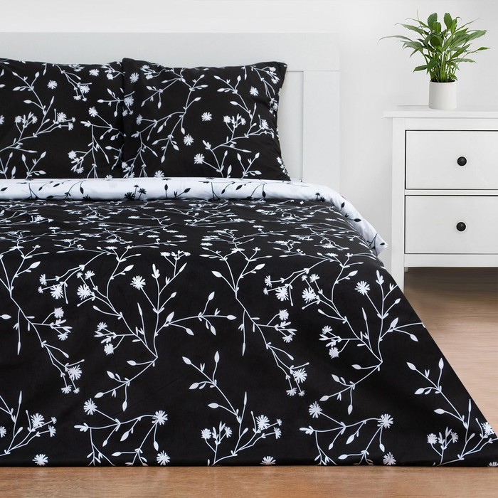 Постельное бельё дуэт «Этель» Flowers (вид 3), поплин