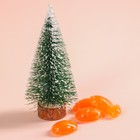 Леденцы с елкой «Счастья в дом», вкус: мандарин, 70 г. - Фото 3
