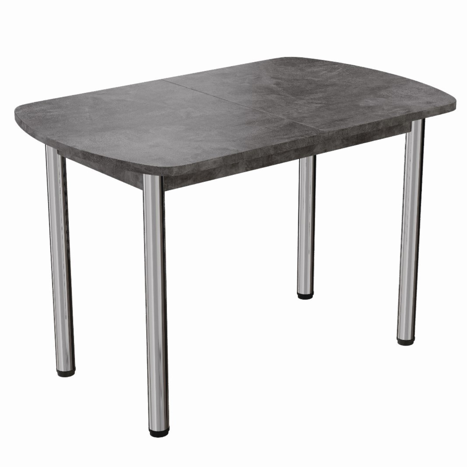 Стол Джаз, 700х1100/1500хН770, Камень темный/Хром (9319591) - Купить по ...