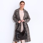 Сумка женская на молнии, цвет коричневый - фото 45937207