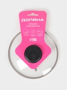 Крышка для сковороды и кастрюли Доляна, d=18 см, нержавеющий обод, пластиковая ручка, стекло, прозрачная - Фото 12