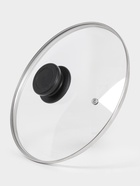 Крышка для сковороды и кастрюли Доляна, d=24 см, нержавеющий обод, пластиковая ручка, стекло, прозрачная - Фото 5