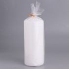 Свеча-цилиндр, 6х14 см, 350 г, 19 ч, белая - Фото 3