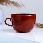 Чаша для бульона "Эльса" коричневая, 0,5л - фото 10035375