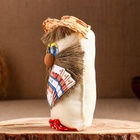 Оберег "Домовой в полушляпе, к деньгам, 5000", лён, 18 см - фото 27565087