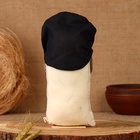 Оберег "Домовой в кепке с ложкой", лён, 20 см - фото 27565092