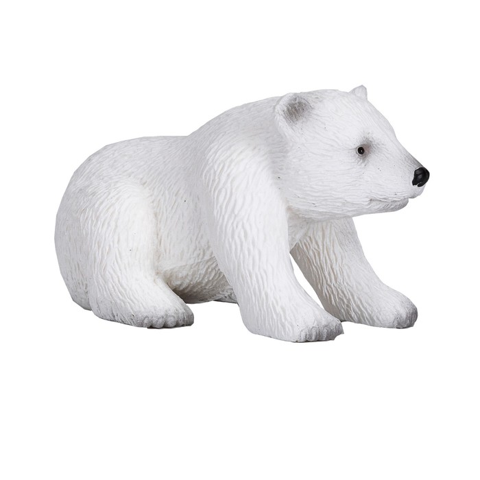 Фигурка Konik «Белый медвежонок (сидящий)» - Фото 1