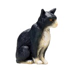 Фигурка Konik «Кошка, чёрно-белая (сидящая)» - Фото 4