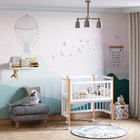 Кроватка детская Polini kids Simple 105, приставная, цвет белый-бук - фото 119047214 Кроватка детская Polini kids Simple 105, приставная, цвет белый-бук - фото 119047214
