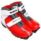 Ботинки лыжные TREK Snowrock NNN ИК, цвет красный, лого чёрный, размер 34 - Фото 2