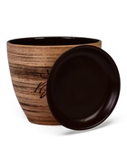 Горшок для цветов «Восток», керамический, набор 4 шт.: 400 мл, 1 л, 2.5 л, 5 л - фото 23546502