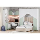 Стол письменный «Банни», 3 ящика, 1302×1302×756 мм, цвет белый/дуб сонома/макарун МДФ - Фото 3