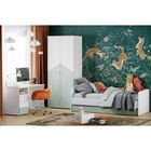 Шкаф для одежды Банни, 584х902х2200, Белый/Дуб сонома/Макарун МДФ - фото 120716582