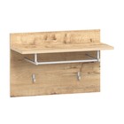 Вешалка навесная в прихожую Livorno, 256×602×400 мм, цвет дуб бунратти - Фото 1