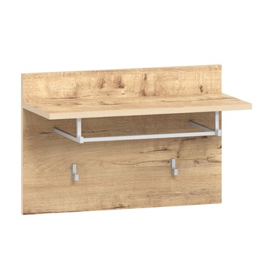 Вешалка навесная в прихожую Livorno, 256×602×400 мм, цвет дуб бунратти