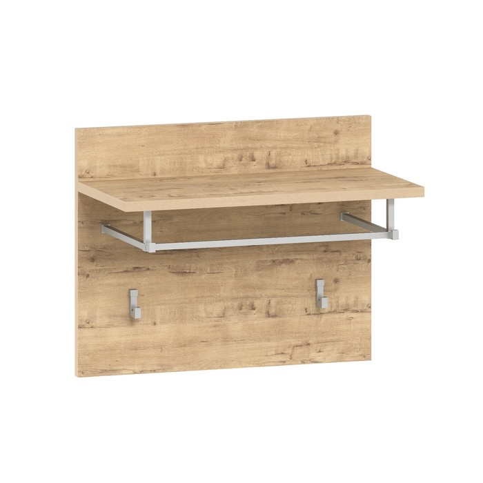 Вешалка настенная Virginia, 504×256×400 мм, цвет дуб бунратти - Фото 1