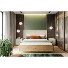 Кровать Livorno c ПМ и основанием 1800*2000, Мягкие накладки Милк/Дуб бунратти - Фото 3