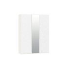 Шкаф 3х ств с зеркалом Summit, 1658х604х2200, Белый текстурный/Меренга МДФ - Фото 1