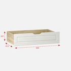 Комплект ящиков для кровати «Оливия», 994×612×247 мм, цвет дуб сонома/белое дерево МДФ, 2 шт. - Фото 2