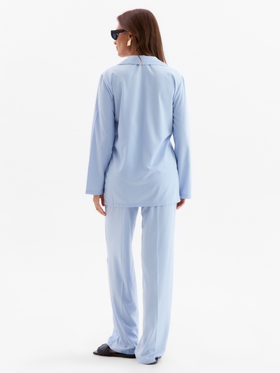 Костюм женский (рубашка, брюки) MINAKU: Green trend, размер 48, голубой
