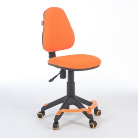 {{photo.Alt || photo.Description || 'Кресло детское Бюрократ KD-4-F оранжевый TW-96-1 крестовина пластик, с подставкой.для ног'}}