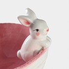 Салатник Доляна «Зайка», 430 мл, 18×14×11 см, розовый - Фото 4