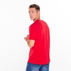 Футболка мужская, цвет красный, размер 54 - фото 29791355