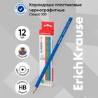 Карандаш чернографитный ErichKrause. Classic 100, HB, шестигранный, пластиковый, МИКС - Фото 9